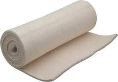 Made in USA - 3/16 Inch Thick x 66 Inch Wide x 12 Inch Long, Pressed Wool Felt Sheet - 2.3 Lbs/Square Yd., White, 400 psi - USA Tool & Supply