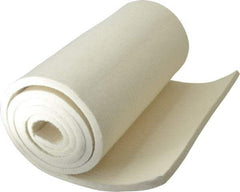 Made in USA - 3/8 Inch Thick x 66 Inch Wide x 12 Inch Long, Pressed Wool Felt Sheet - 4.6 Lbs/Square Yd., White, 400 psi - USA Tool & Supply