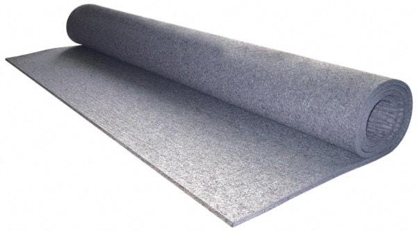 Made in USA - 1/2 Inch Thick x 72 Inch Wide x 60 Inch Long, Pressed Wool Felt Sheet - 6.1 Lbs/Square Yd., Gray, 250 psi - USA Tool & Supply