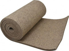 Made in USA - 3/8 Inch Thick x 72 Inch Wide x 12 Inch Long, Pressed Wool Felt Sheet - 4.6 Lbs/Square Yd., Gray, 250 psi - USA Tool & Supply