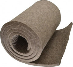 Made in USA - 1/2 Inch Thick x 72 Inch Wide x 12 Inch Long, Pressed Wool Felt Sheet - 6.1 Lbs/Square Yd., Gray, 250 psi - USA Tool & Supply