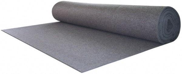 Made in USA - 1/8 Inch Thick x 72 Inch Wide x 60 Inch Long, Pressed Wool Felt Sheet - 1.1 Lbs/Square Yd., Gray, 75 psi - USA Tool & Supply