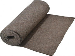 Made in USA - 1/8 Inch Thick x 72 Inch Wide x 12 Inch Long, Pressed Wool Felt Sheet - 1.1 Lbs/Square Yd., Gray, 75 psi - USA Tool & Supply