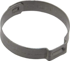 Oetiker - 28.5 to 31.6mm, 1-Ear Clamp - 1-1/4" Noml Size, 10mm Inner Width, 7mm Wide x 0.6mm Thick, Stainless Steel - USA Tool & Supply