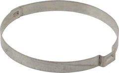 Oetiker - 60.4 to 63.5mm, 1-Ear Clamp - 2-1/2" Noml Size, 10mm Inner Width, 7mm Wide x 0.6mm Thick, Stainless Steel - USA Tool & Supply