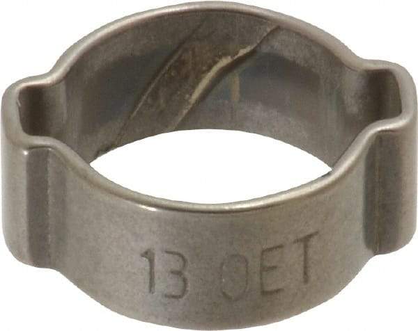 Oetiker - 11 to 13mm, 2 Ear Clamp - 1/2" Nominal Size - USA Tool & Supply