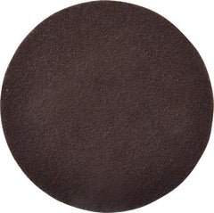 Norton - 2" Diam, 120 Grit Aluminum Oxide Adhesive PSA Disc - Medium Grade, Brown, X Weighted Backing, Flexible - USA Tool & Supply