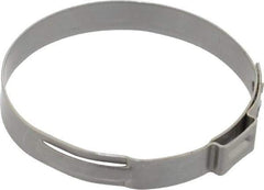 Oetiker - Stepless Ear Clamp - 1-3/4" Noml Size, 10mm Inner Width, 7mm Wide x 0.6mm Thick, Stainless Steel - USA Tool & Supply