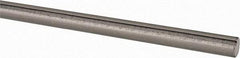 Made in USA - 3/8" Diam, 2' Long, 1045 Steel Keyed Round Linear Shafting - 3/32" Key - USA Tool & Supply