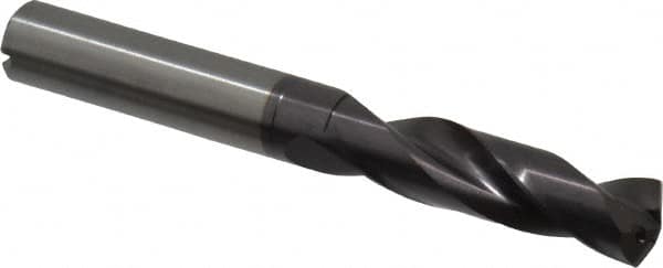 Guhring - 12mm 140° Spiral Flute Solid Carbide Screw Machine Drill Bit - USA Tool & Supply