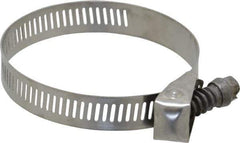 IDEAL TRIDON - SAE Size 36, 1 to 2-3/4" Diam, Stainless Steel Quick Release Worm Drive Clamp - 1/2" Wide, Material Grade 301, Series 550 - USA Tool & Supply