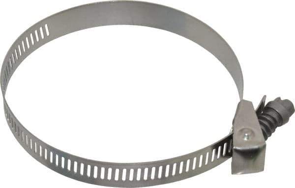 IDEAL TRIDON - SAE Size 48, 1-1/2 to 3-1/2" Diam, Stainless Steel Quick Release Worm Drive Clamp - 1/2" Wide, Material Grade 301, Series 550 - USA Tool & Supply