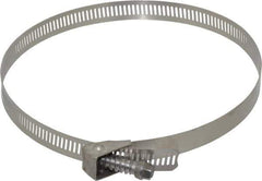 IDEAL TRIDON - SAE Size 88, 2-1/16 to 6" Diam, Stainless Steel Quick Release Worm Drive Clamp - 1/2" Wide, Material Grade 301, Series 550 - USA Tool & Supply