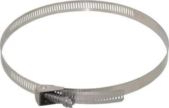 IDEAL TRIDON - SAE Size 104, 3 to 7" Diam, Stainless Steel Quick Release Worm Drive Clamp - 1/2" Wide, Material Grade 301, Series 550 - USA Tool & Supply