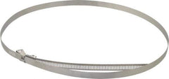 IDEAL TRIDON - SAE Size 216, 10-3/16 to 14" Diam, Stainless Steel Quick Release Worm Drive Clamp - 1/2" Wide, Material Grade 301, Series 550 - USA Tool & Supply