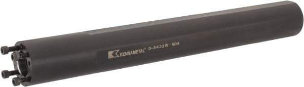 Kennametal - 3/8-18 Threaded Mount, Boring Head Straight Shank - Threaded Mount Mount, 16 Inch Overall Length, 12-3/4 Inch Projection - Exact Industrial Supply