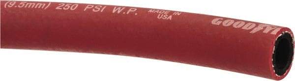 Continental ContiTech - 3/8" ID x 0.65" OD CTL Push-on Air Hose - 250 Working psi, -20 to 190°F, Red - USA Tool & Supply