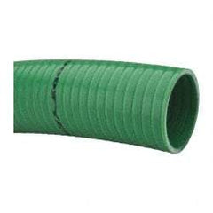 Continental ContiTech - 15 to 150°F, 3" Inside x 3.38" Outside Diam, PVC Liquid Suction & Discharge Hose - Green, 100' Long, 65 psi Working Pressure - USA Tool & Supply