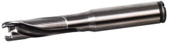 Kennametal - 10 to 10.49mm Diam, 3xD, 32mm Max Depth, 12mm Shank Diam, 43mm Flute, 92mm OAL, Replaceable Tip Drill - KTIP1000HPM Insert, J Seat Size, Series KenTIP - USA Tool & Supply