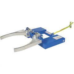 Vestil - 800 Lb Load Capacity, 30 & 55 Gal Drum Grab - 27-3/4" Wide x 7-1/2" High, Steel Wheels - USA Tool & Supply