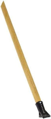 Harper Brush - 60 x 1-1/8" Wood Squeegee Handle - Bolt-On Connection, Tan - USA Tool & Supply