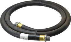 Continental ContiTech - 3/4" ID x 1-1/8" OD x 8' OAL, NPT Male x Male Petroleum Transfer Hose - 100 Max Working psi, 3/4" Fitting, Black - USA Tool & Supply