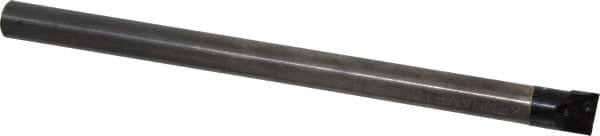 Kennametal - 15.24mm Min Bore Diam, 203.2mm OAL, 1/2" Shank Diam, E-STUN Indexable Boring Bar - T221P Insert, Screw Holding Method - USA Tool & Supply