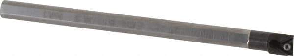 Kennametal - 12.19mm Min Bore Diam, 152.4mm OAL, 3/8" Shank Diam, E-STLP Indexable Boring Bar - TP.. Insert, Screw Holding Method - USA Tool & Supply