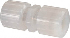 NewAge Industries - 3/4" Tube OD, PFA PTFE Plastic Compression Tube Union - 500°F Max - USA Tool & Supply