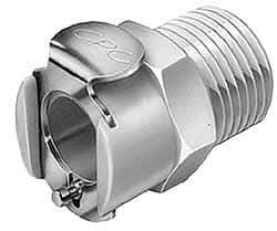 CPC Colder Products - 1/8" Nominal Flow, 1/4 BSPT Thread, Female, Inline Threaded-Female Socket - 120 Max psi, -40 to 180°F, Acetal Coupling, Buna-N O-Ring - USA Tool & Supply