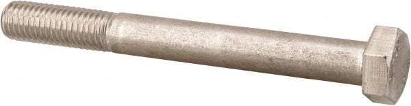 Value Collection - M12x1.75mm Metric Coarse, 110mm Length Under Head Hex Head Cap Screw - Partially Threaded, Grade 18-8 & Austenitic A2 Stainless Steel, 19mm Hex - USA Tool & Supply