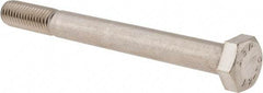 Value Collection - M12x1.75mm Metric Coarse, 120mm Length Under Head Hex Head Cap Screw - Partially Threaded, Grade 18-8 & Austenitic A2 Stainless Steel, 19mm Hex - USA Tool & Supply