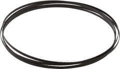 Starrett - 10 TPI, 12' 6" Long x 1/4" Wide x 0.025" Thick, Welded Band Saw Blade - Carbon Steel, Toothed Edge, Raker Tooth Set, Flexible Back, Contour Cutting - USA Tool & Supply