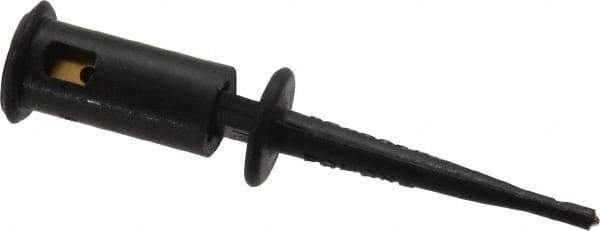 Pomona - Black Electrical Test Equipment Clip - Use with SMD Grabbers - USA Tool & Supply