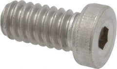 Value Collection - 1/4-20 UNC Hex Socket Drive, Low Socket Cap Screw - Grade 18-8 Stainless Steel, 1/2" Length Under Head - USA Tool & Supply