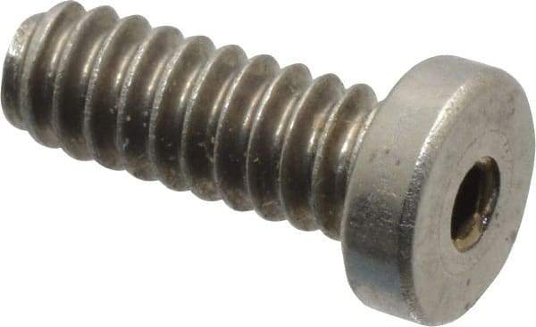 Value Collection - #6-32 UNC Hex Socket Drive, Low Socket Cap Screw - Grade 18-8 Stainless Steel, 3/8" Length Under Head - USA Tool & Supply