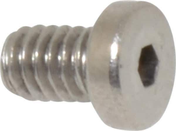 Value Collection - #8-32 UNC Hex Socket Drive, Low Socket Cap Screw - Grade 18-8 Stainless Steel, 1/4" Length Under Head - USA Tool & Supply