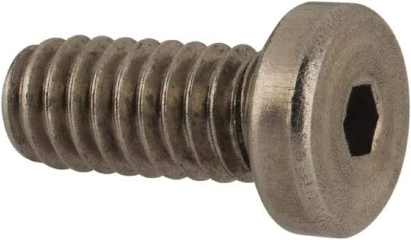 Value Collection - #8-32 UNC Hex Socket Drive, Low Socket Cap Screw - Grade 18-8 Stainless Steel, 3/8" Length Under Head - USA Tool & Supply