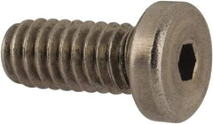 Value Collection - #8-32 UNC Hex Socket Drive, Low Socket Cap Screw - Grade 18-8 Stainless Steel, 3/8" Length Under Head - USA Tool & Supply