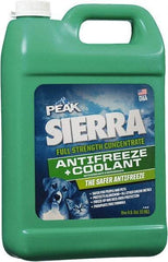 Peak - 1 Gal Antifreeze & Coolant - Propylene Glycol & Conventional Inhibitors Composition - USA Tool & Supply