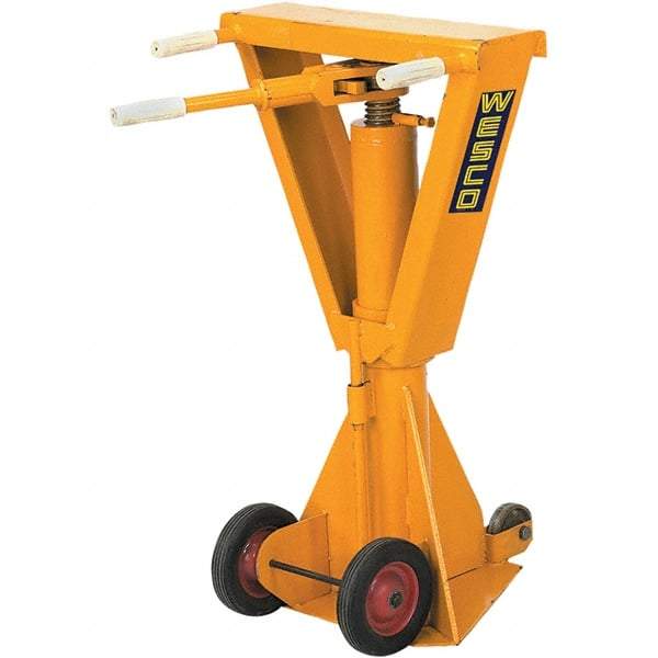 Wesco Industrial Products - Dock Bumpers & Trailer Jacks Type: Trailer Stabilizing Jack Material: Steel - USA Tool & Supply