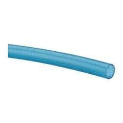 Coilhose Pneumatics - 1/4" Inside x 3/8" Outside Diam, Polyurethane Liquid Suction & Discharge Hose - Transparent Blue, 500' Long, 200 psi Working Pressure - USA Tool & Supply