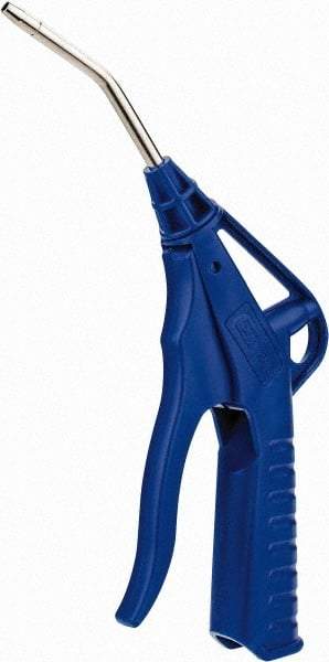 CEJN - 232 Max psi Bent Fixed Tube Pistol Grip Blow Gun - 1/4 NPT, 4" Tube Length, Polyacetate - USA Tool & Supply