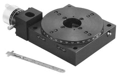 Parker - Rotary Positioning Stages Style: Worm Gear Drive Heavy Load Stage Thread Size: M6 - USA Tool & Supply