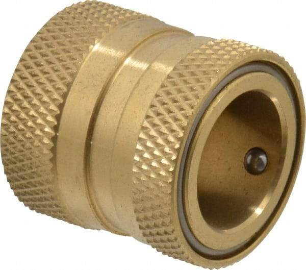 Coilhose Pneumatics - 3/4 NH Garden Hose Coupler - Brass - USA Tool & Supply