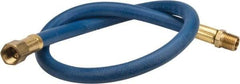 Coilhose Pneumatics - 1/4" ID 2' Long Lead-In Whip Hose - FNPT x MNPT Swivel Ends, 200 Working psi, -40 to 212°F, 1/4" Fitting, - USA Tool & Supply