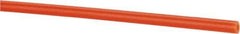 Coilhose Pneumatics - 1/16" ID x 1/8" OD, 1/32" Wall Thickness, Cut to Length (2,500' Standard Length) Polyethylene Tube - Orange, 150 Max psi - USA Tool & Supply