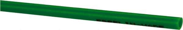 Coilhose Pneumatics - 0.106" ID x 5/32" OD, 0.025" Wall Thickness, Cut to Length (2,500' Standard Length) Polyethylene Tube - Green, 150 Max psi - USA Tool & Supply