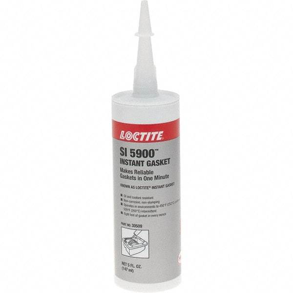 Loctite - 5 oz Cartridge Black RTV Silicone Gasket Sealant - USA Tool & Supply