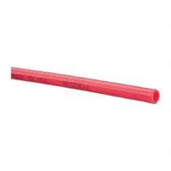 Coilhose Pneumatics - 1/4" ID x 3/8" OD, 1/16" Wall Thickness, Cut to Length (500' Standard Length) Polyethylene Tube - Red, 120 Max psi - USA Tool & Supply